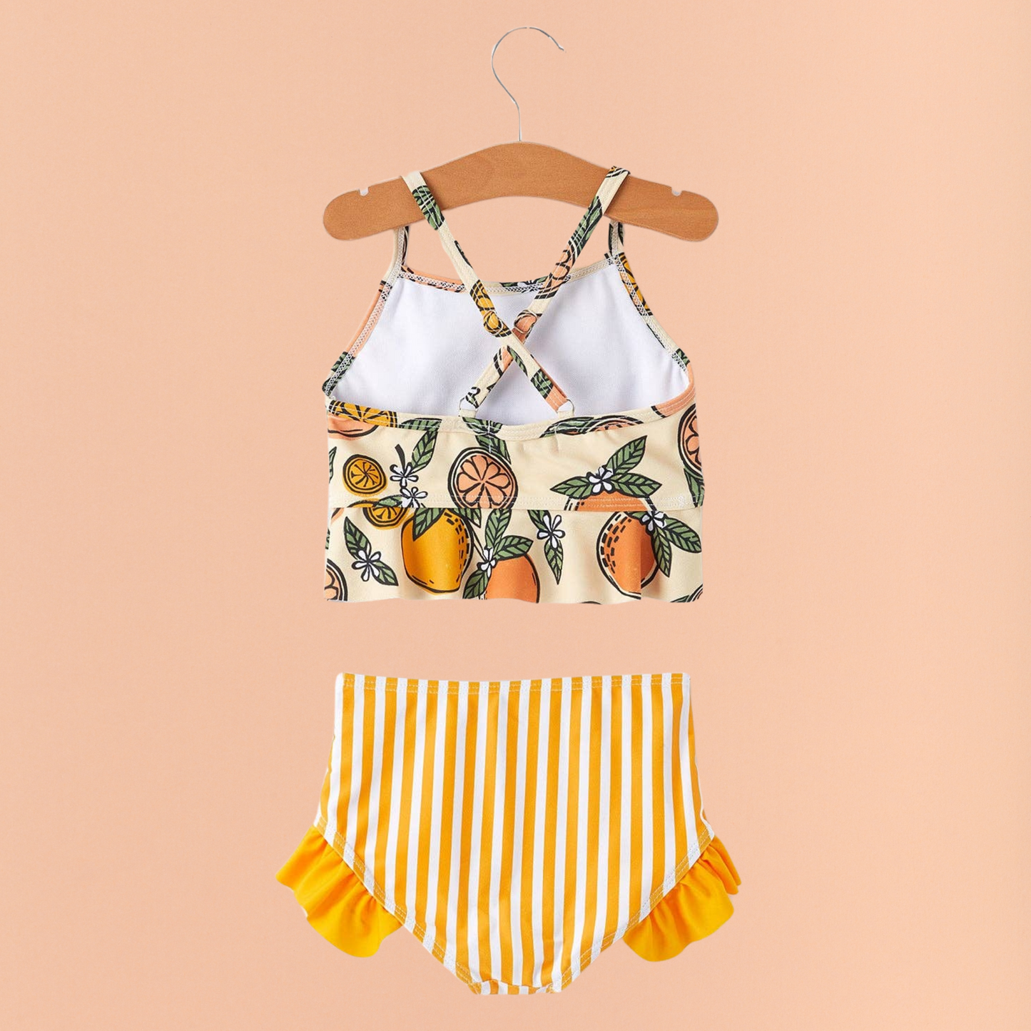 Citrus Splash Girls Two-Piece Swimsuit
