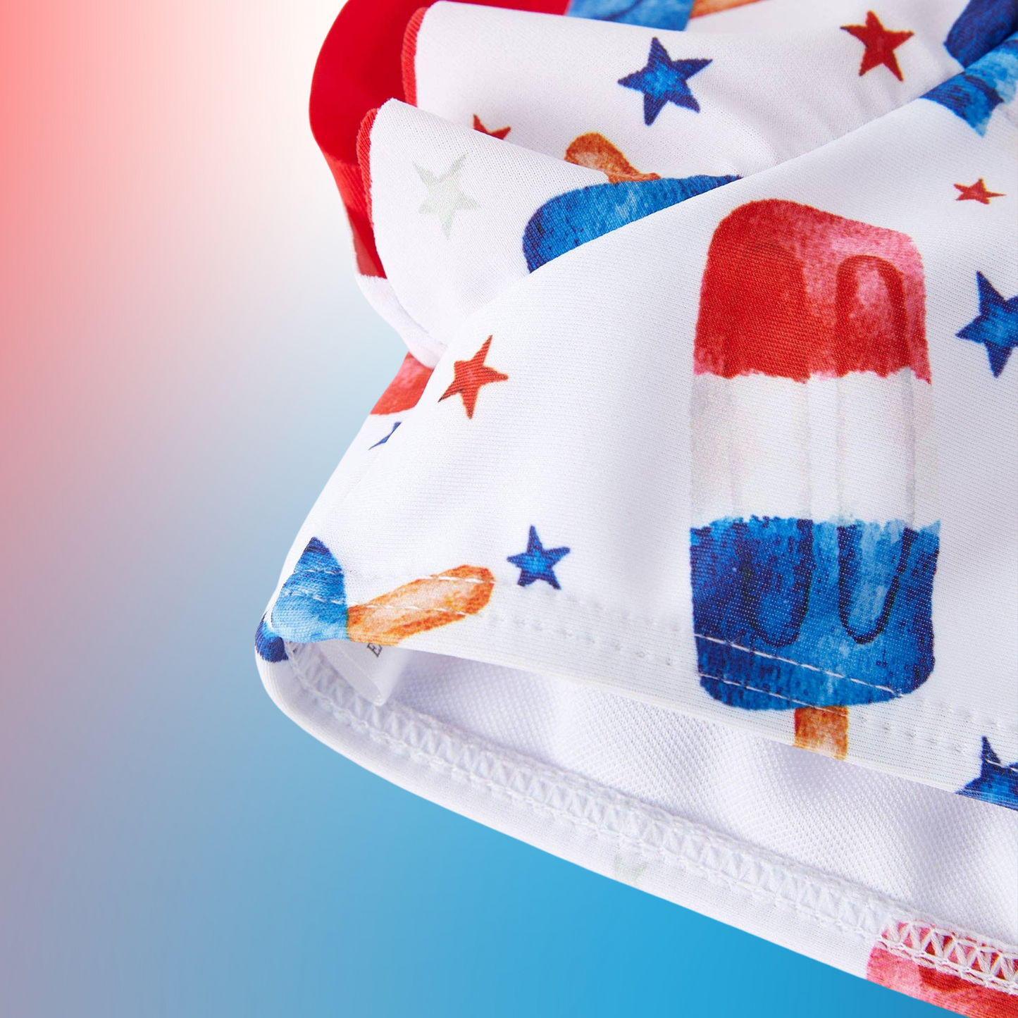 Rocket Pop Ruffle Two-Piece Swimsuit