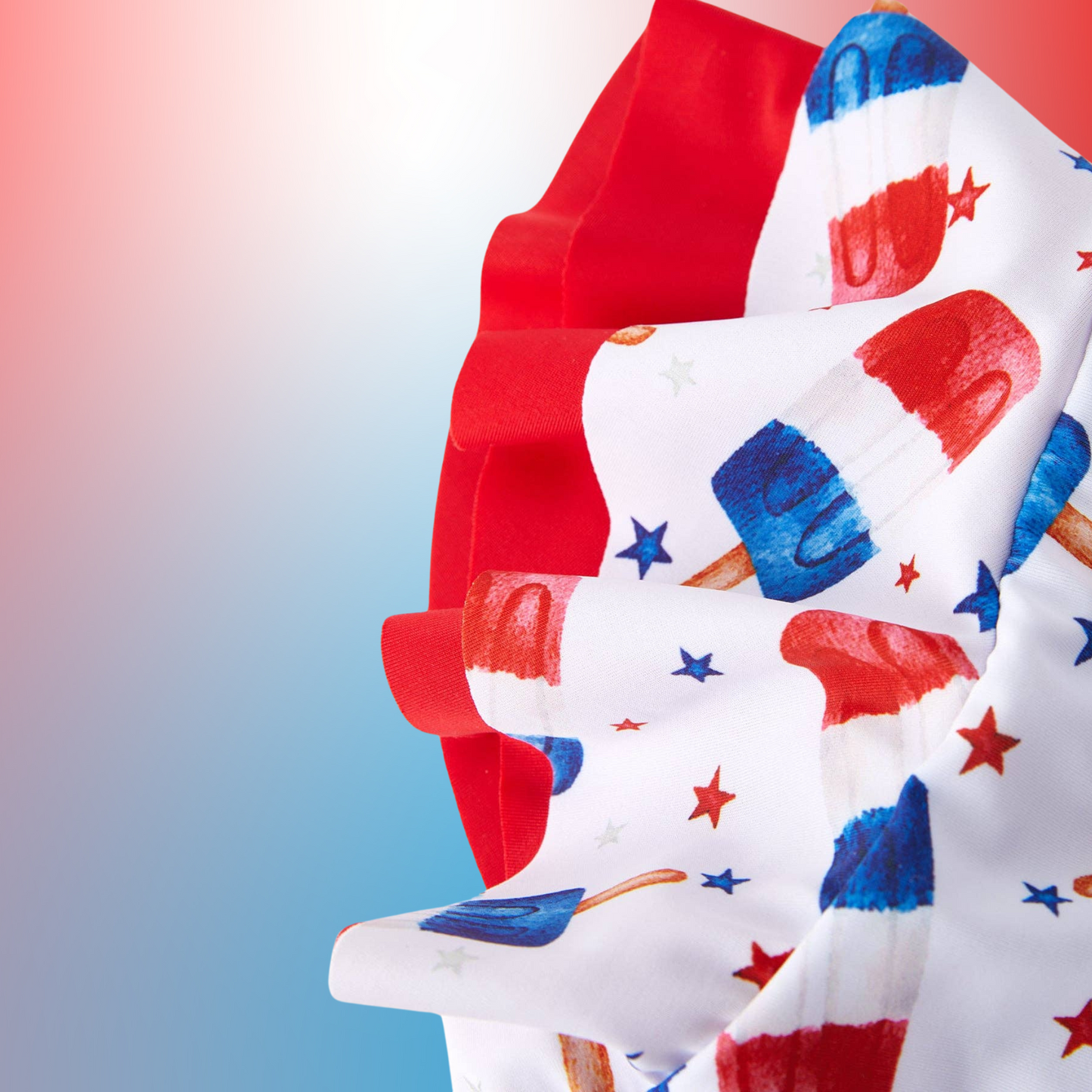 Rocket Pop Ruffle Two-Piece Swimsuit