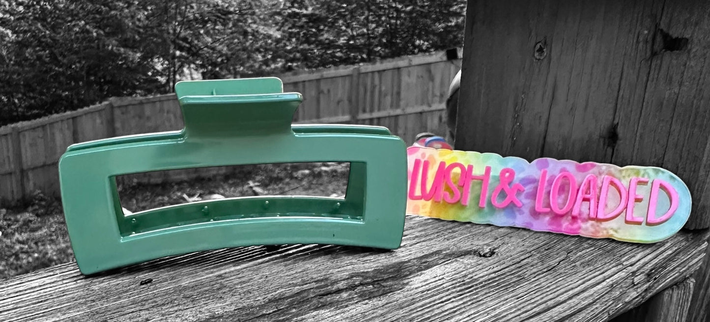 Glossy Jumbo Hair Claw
