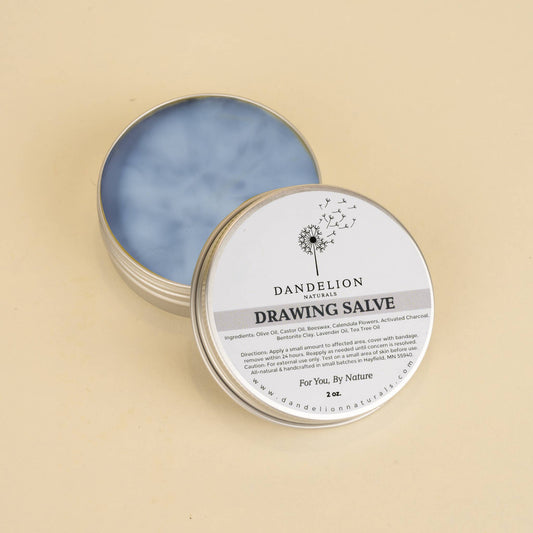 Herbal Drawing Salve w/ Bentonite Clay, Charcoal, Castor Oil